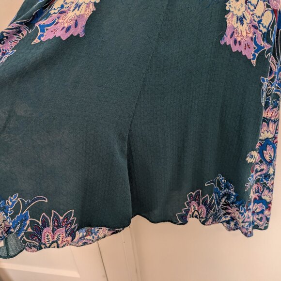 Free People Intimately Teal Green "Marsha" Slip Dress - Picture 11 of 12